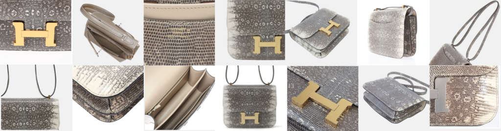 ミニコンスタンス オンブレ リザードナチュラ ― リザード革の自然美を活かした限定品
