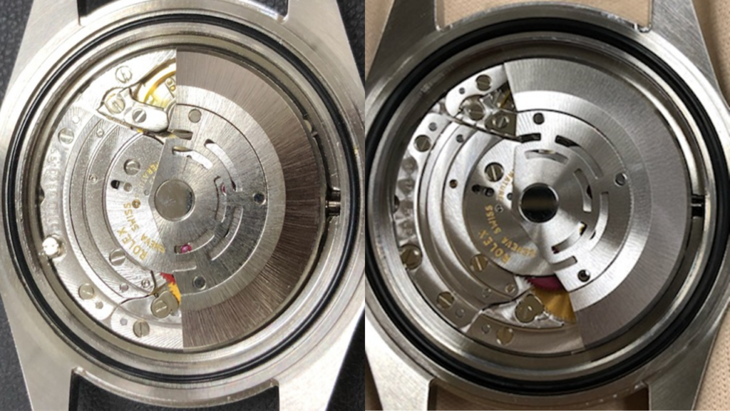 ロレックスムーブメント真贋